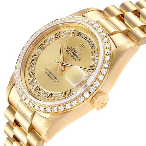 mens gold rolex president watch for under 5000|Rolex diamond watches for sale.